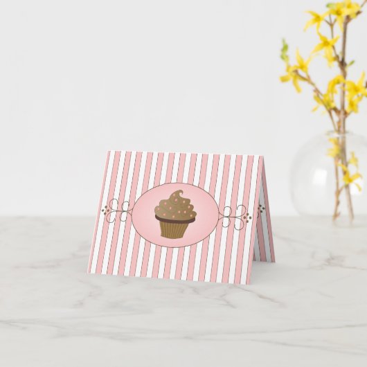 Carte Gâteau (Fleur jaune)