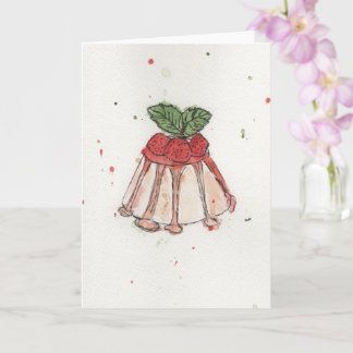 Carte Gâteau à la fraise