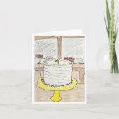 Carte Gâteau au citron d'anniversaire (Devant)