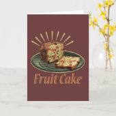 Carte Gâteau aux fruits (Fleur jaune)