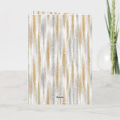 Carte Gâteau Cupcake Anniversaire Étoiles Argent Or Pail (Dos)