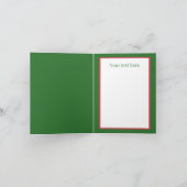 Carte Gâteau cupcake pastèque mignon personnalisable (Intérieur)