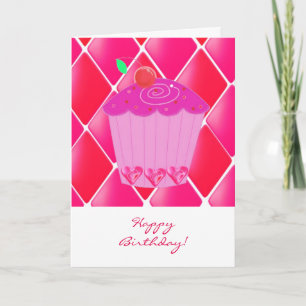Carte Gâteau d'anniversaire