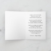 Carte gâteau d'anniversaire arc-en-ciel, Joyeux annivers (Intérieur)