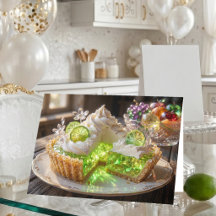 Gâteau d'anniversaire au citron vert clé cristalli