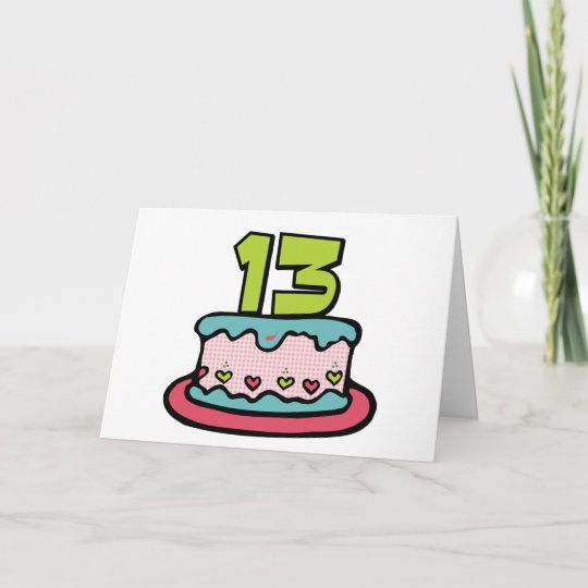 Carte Gateau D Anniversaire De 13 Ans Zazzle Be Carte Gateau D Anniversaire De 13 Ans Zazzle Be