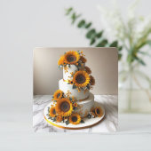 CARTE GÂTEAU D'ANNIVERSAIRE DÉCORÉE DE SOUFFLE ÉLÉGANT (Debout devant)