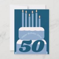 Gâteau d'anniversaire étagé bleu tout âge