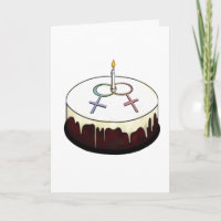 Gâteau d'anniversaire lesbien