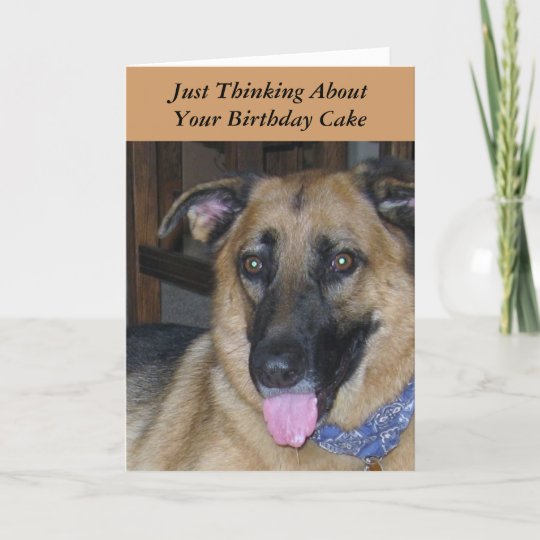 Carte Gateau D Anniversaire Pavlov Chien Humour Zazzle Be