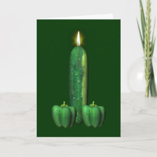 Carte Gâteau d'anniversaire végétarien