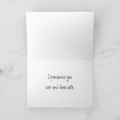 Carte Gâteau de divorce de mariée et de chambre (Intérieur)