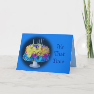 Carte Gâteau de fête - personnaliser
