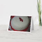 Carte Gâteau de Noël anglais traditionnel (Devant)