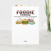 Carte Gâteau de vanille Anniversaire personnalisé de gra (Dos)