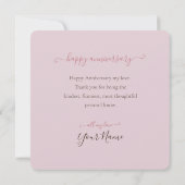 Carte GÂTEAU DU 25e ANNIVERSAIRE DE RÉGAL (Dos)