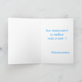 Carte Gâteau français de joyeux anniversaire de Jolyeux (Intérieur)