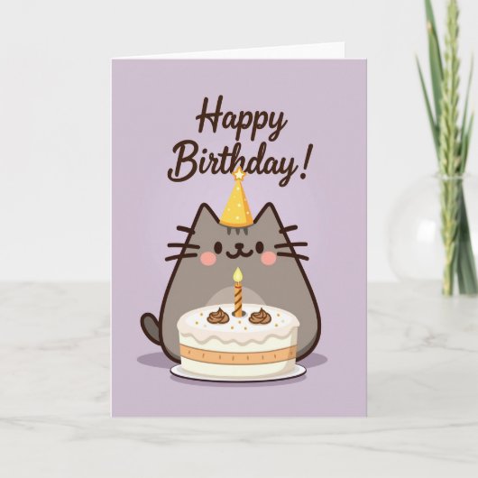 Carte Gâteau Kitty Sucré (Devant)
