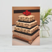 Carte Gâteau mariage (Debout devant)