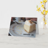 Carte Gâteau Mmmmmmmmm (Fleur jaune)