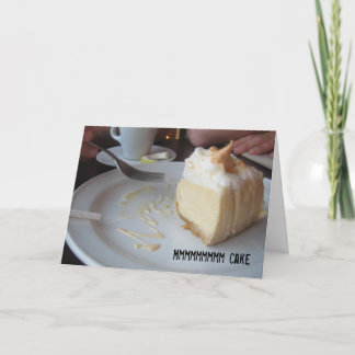 Carte Gâteau Mmmmmmmmm