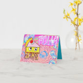 Carte Gâteau Polly - Tortina - (Fleur jaune)