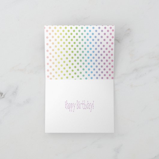 Carte Gâteau pourpre (Intérieur)