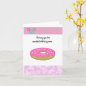 Carte Gâteau Rose Anniversaire le Plus Doux (Fleur jaune)