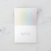 Carte Gâteau Violet (Intérieur)