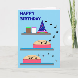 Carte Gâteaux d'anniversaire en attente d'être congelés