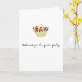 Carte Gathered gently, given gladly card (Fleur jaune)