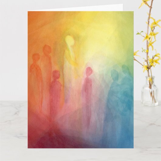 Carte Gathering in the Light (Fleur jaune)