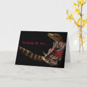 Carte Gator Salutations - Penser À Vous (Fleur jaune)