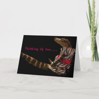Carte Gator Salutations - Penser À Vous
