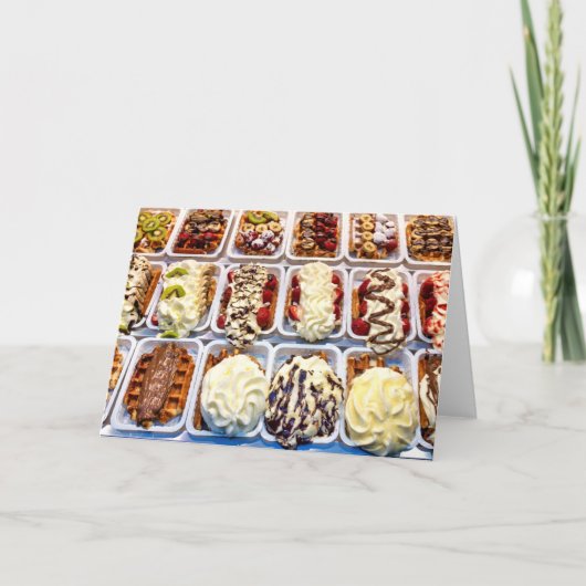 Carte gaufre belge (Devant)