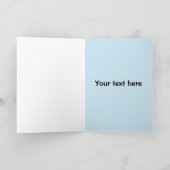 Carte Gaufre personnalisable mignon vous me complétez je (Intérieur)