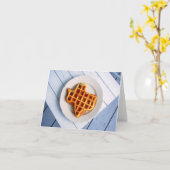 Carte gaufre texane (Fleur jaune)