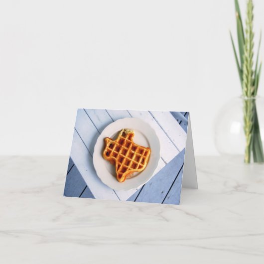Carte gaufre texane (Devant)