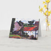 Carte Gauguin - Ferme à Osny, peinture d'art (Fleur jaune)