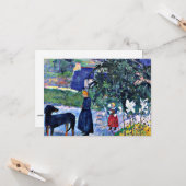 Carte Gauguin - Parmi les Lilies (Devant/Arrière en situation)