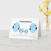 Carte Gay a adopté deux garçons félicitations (Fleur jaune)