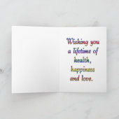 Carte Gay Fiançailles ou Mariage personnalisable (Intérieur)