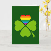Carte Gay Lucky Clover (Fleur jaune)