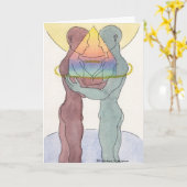 Carte Gay Marriage or Union Card (Fleur jaune)