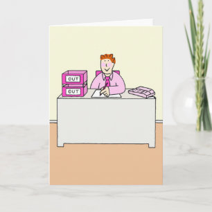 Carte Gay New Job Félicitations Cartoon