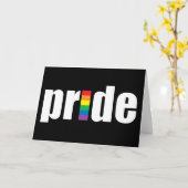 Carte gay pride (Fleur jaune)