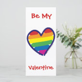 Carte Gay pride de la Saint Valentin (Debout devant)