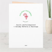 Carte GAY PRIDE LGBTQ Allons chez les lesbiennes (Dos)