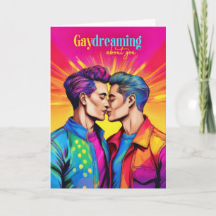 Carte Gaydreaming Homme Couple Rainbow Love