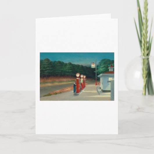 Carte Gaz - Edward Hopper (Devant)